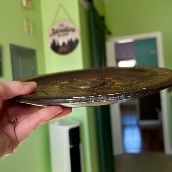 VTG Wooden Hand Carved Etched Round Dubrovnik Croatia City Building Wall Art - Picture 8 of 8